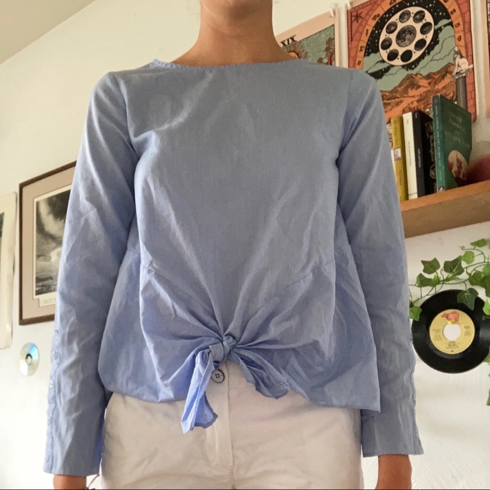 Zara Girls Blue Blouse